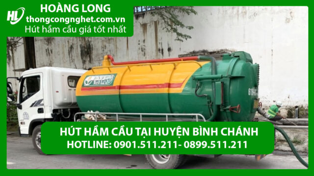 hút hầm cầu tại Bình Chánh
