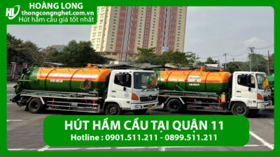 hút hầm cầu tại quận 11