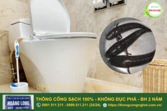 cách thông cống nghẹt