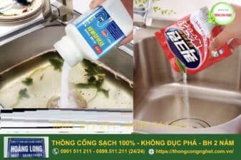cách thông cống nghẹt