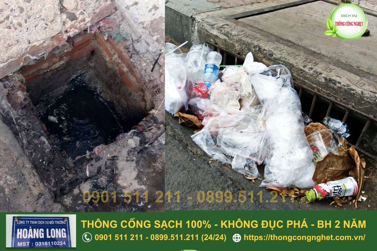 cách thông cống nghẹt