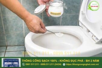 cách thông cống nghẹt