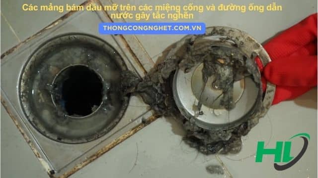 Nguyên nhân gây nghẹt đường cống thoát