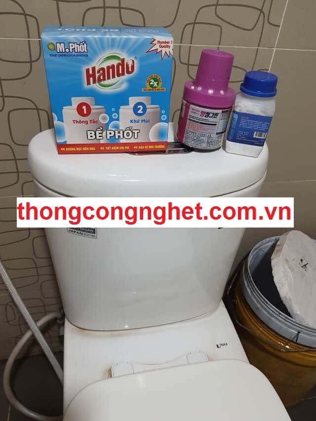 Sử dụng bột thông cống