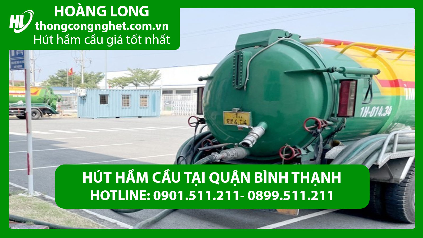 Xe hút hầm cầu tại Bình Thạnh