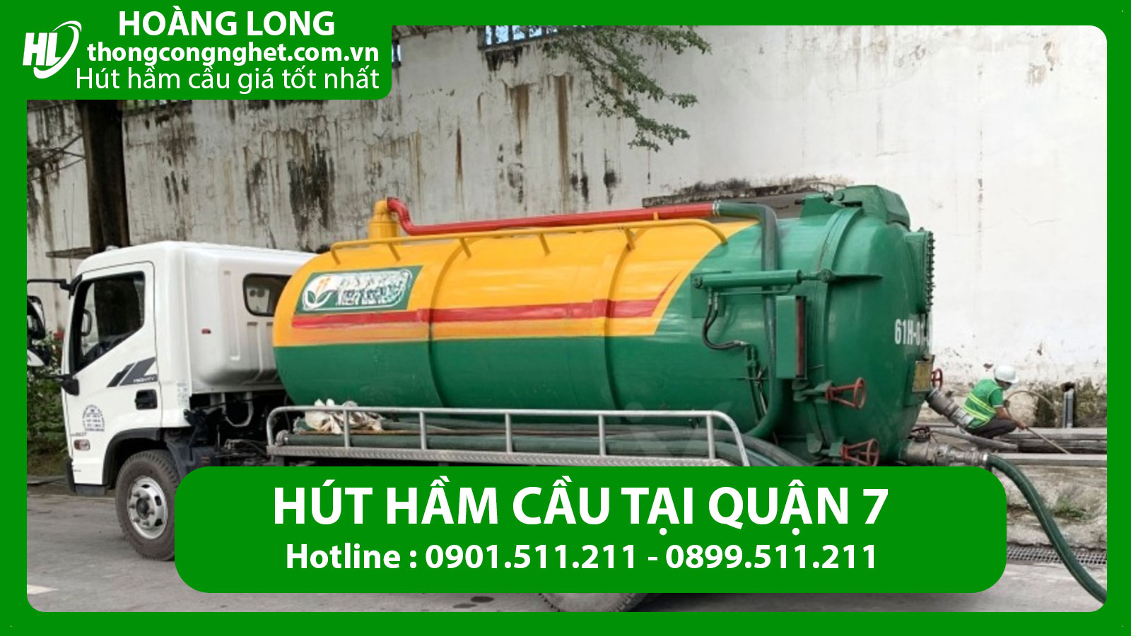 Dịch vụ hút hầm cầu Q7 - hút hầm cầu quận 7