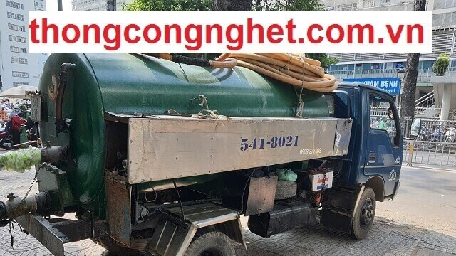 Quy trình hút hầm cầu tại huyện nhà bè