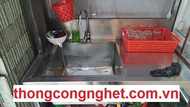 dịch vụ thông nghẹt bồn rửa chén tại tphcm