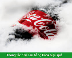 thông cống nghẹt bằng coca