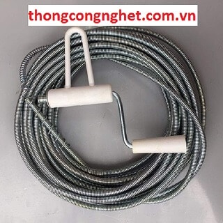 Như thế nào là cách thông cống bằng dây lò xo?