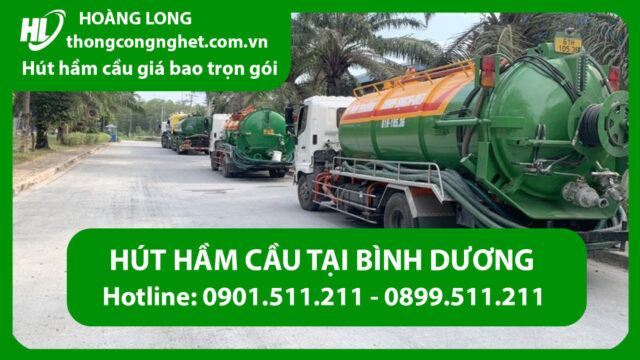 hút hầm cầu Bình Dương giá rẻ