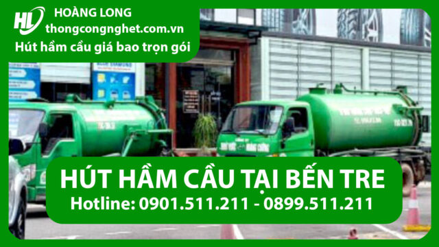 hút hầm cầu tại bến tre