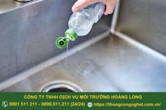thông tắc chậu rửa bát
