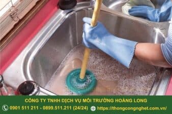 thông tắc chậu rửa bát