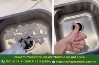 thông tắc chậu rửa bát