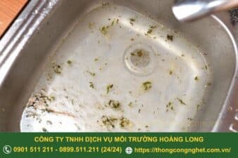 thông tắc chậu rửa bát