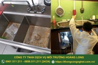 thông tắc chậu rửa bát