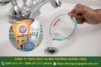 thông tắc chậu rửa bát
