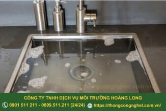 thông tắc chậu rửa bát