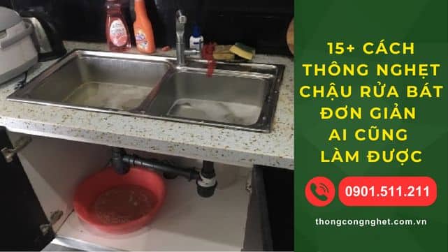 thông tắc chậu rửa bát