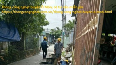 thông cống nghẹt huyện ô môn