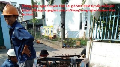 thông cống nghẹt huyện thới lai