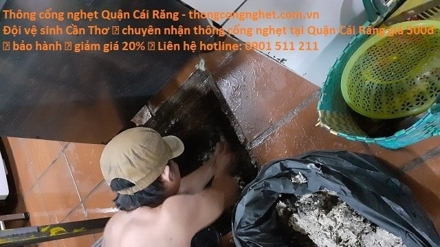 thông cống nghẹt quận cái răng