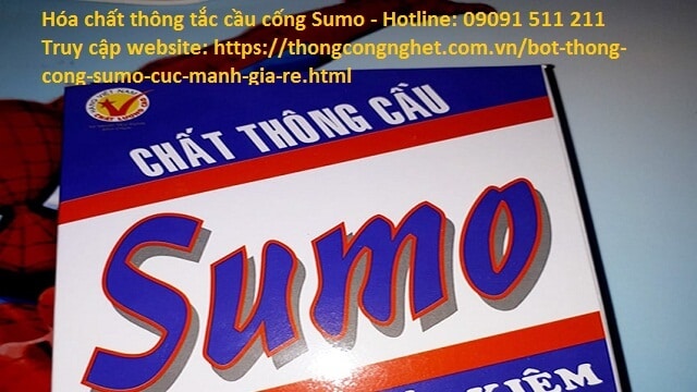 bột thông cống nghẹt sumo