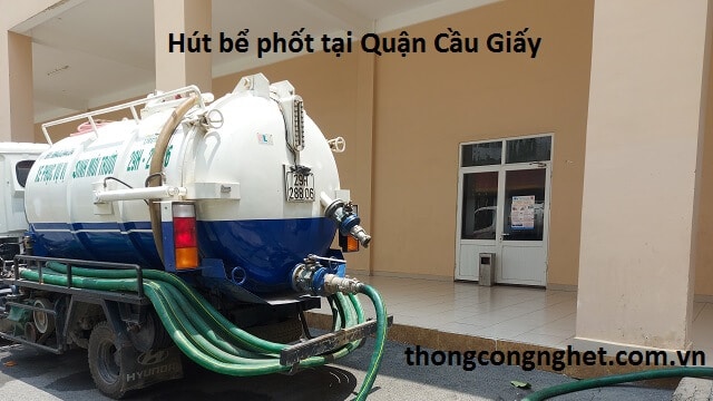 hút bể phốt tại quận cầu giấy