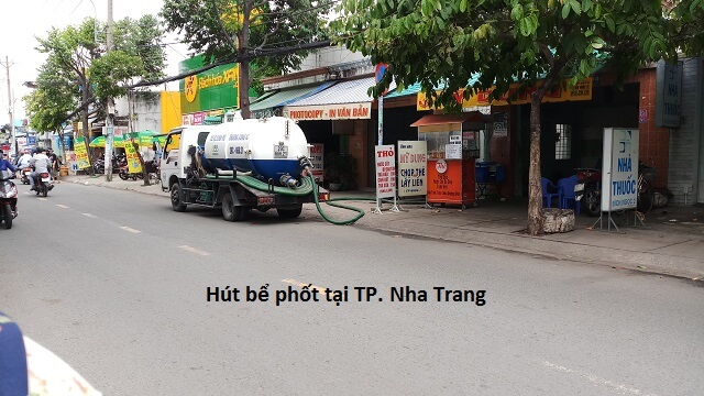 hút bể phốt tại nha trang