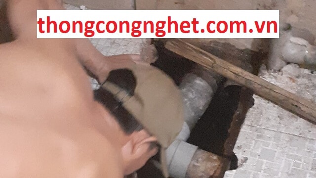 Quy trình tiếp nhận và yêu cầu thông cống nghẹt.