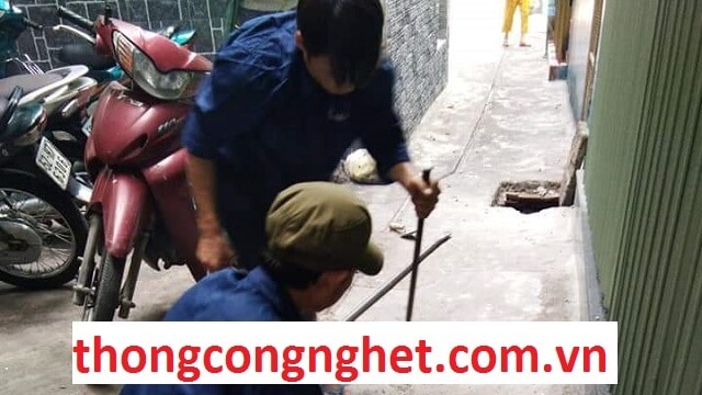 Quy trình tiếp nhận và yêu cầu thông cống nghẹt.