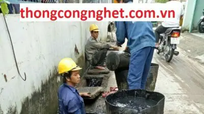 thông cống nghẹt huyện bình đại