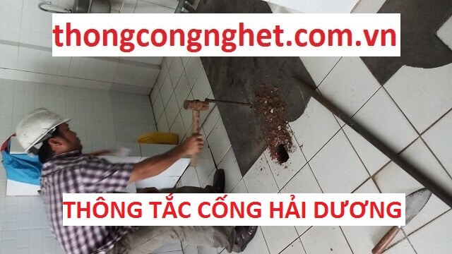 thông tắc cống hải dương