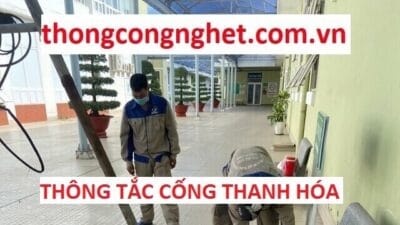 thông tắc cống thanh hóa