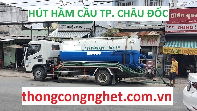 hút hầm cầu châu đốc