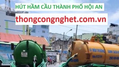 hút hầm cầu hội an