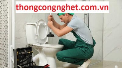 tắc bồn cầu chung cư