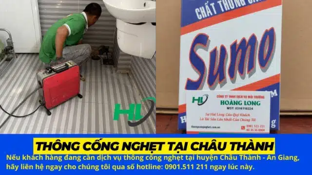 Thông cống tại Châu Thành