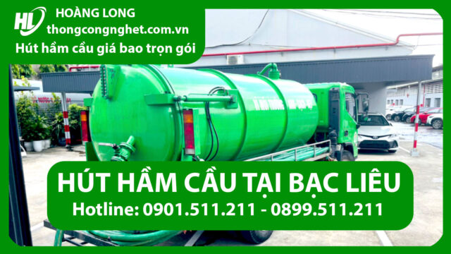hút hầm cầu tại bạc liêu