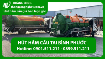 hút hầm cầu tại bình phước