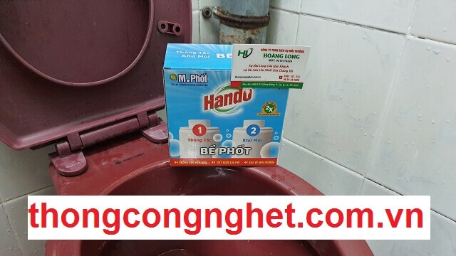 Xử lý bồn cầu thiếu hơi bằng men phân hủy