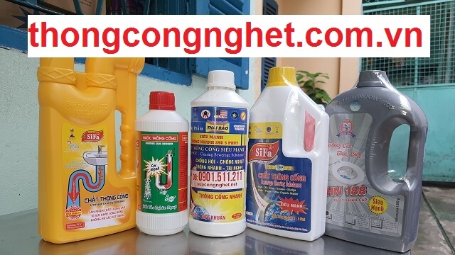 Cách 1: dùng thuốc xử lý tiêu hủy hầm bể phốt