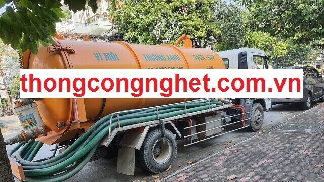 hút bể phốt tại đống đa