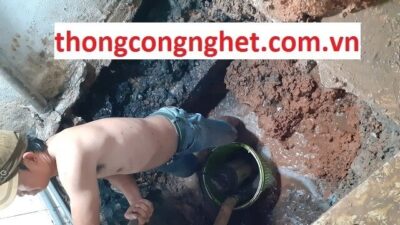 Thông cống nghẹt phường Tây Thạnh Quận Tân Phú giá 500K, BẢO HÀNH
