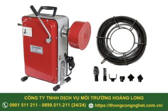 máy thông tắc cống lò xo