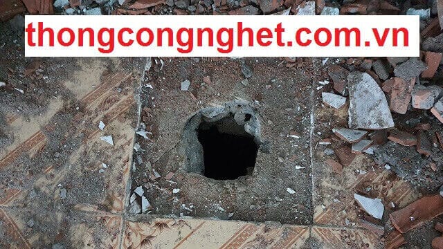 lỗ hút hầm cầu