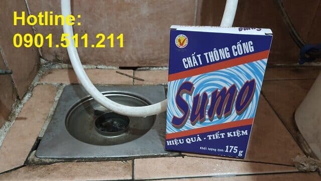 bột thông tắc cống nhà vệ sinh siêu mạnh