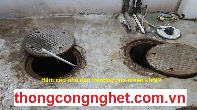 cách tính hầm cầu hộ gia đình bao nhiêu khối