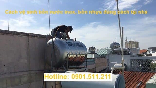 cách vệ sinh bồn nước inox tại nhà